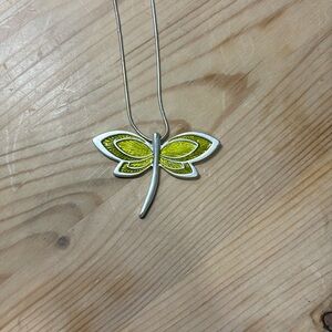 Dragonfly Necklace — double-sided